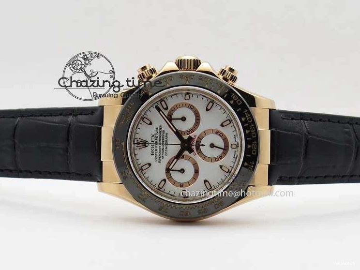 Black 116515 Edition Noob Strap On Best 1:1 Dial Leather A7750 White Daytona 0323